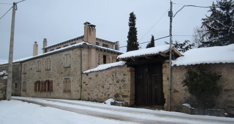 Fotografía de Casa San Martín nevada
